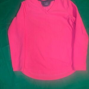 Tek Gear Pink Long Sleeve Fleece Top